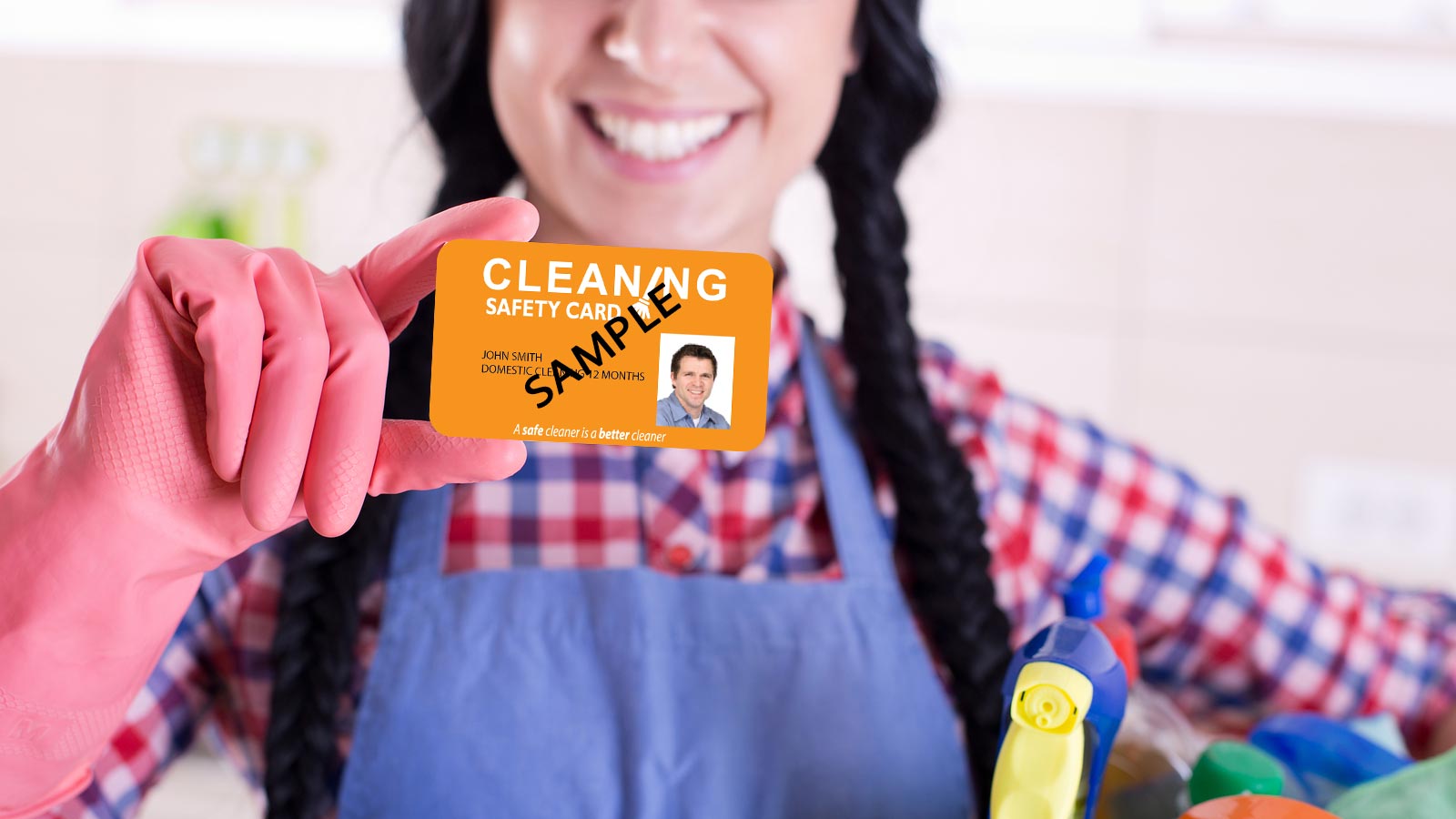 Cleaning Safety Card